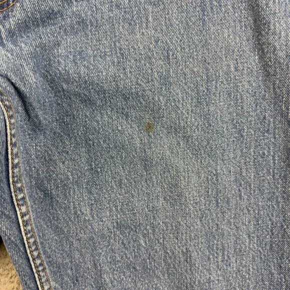 Levi's Jeans Men's 36x34 Blue Denim Straight Leg 505 Classic American Pants - Picture 4 of 7